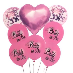 Balloon Bride to Be Pink
