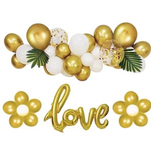Love Balloon Set Gold