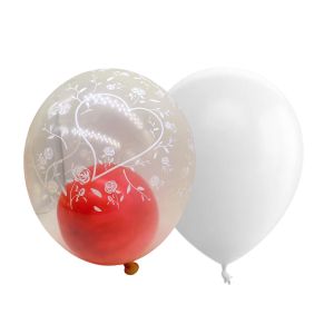 Printed & Plain Balloons 12pc